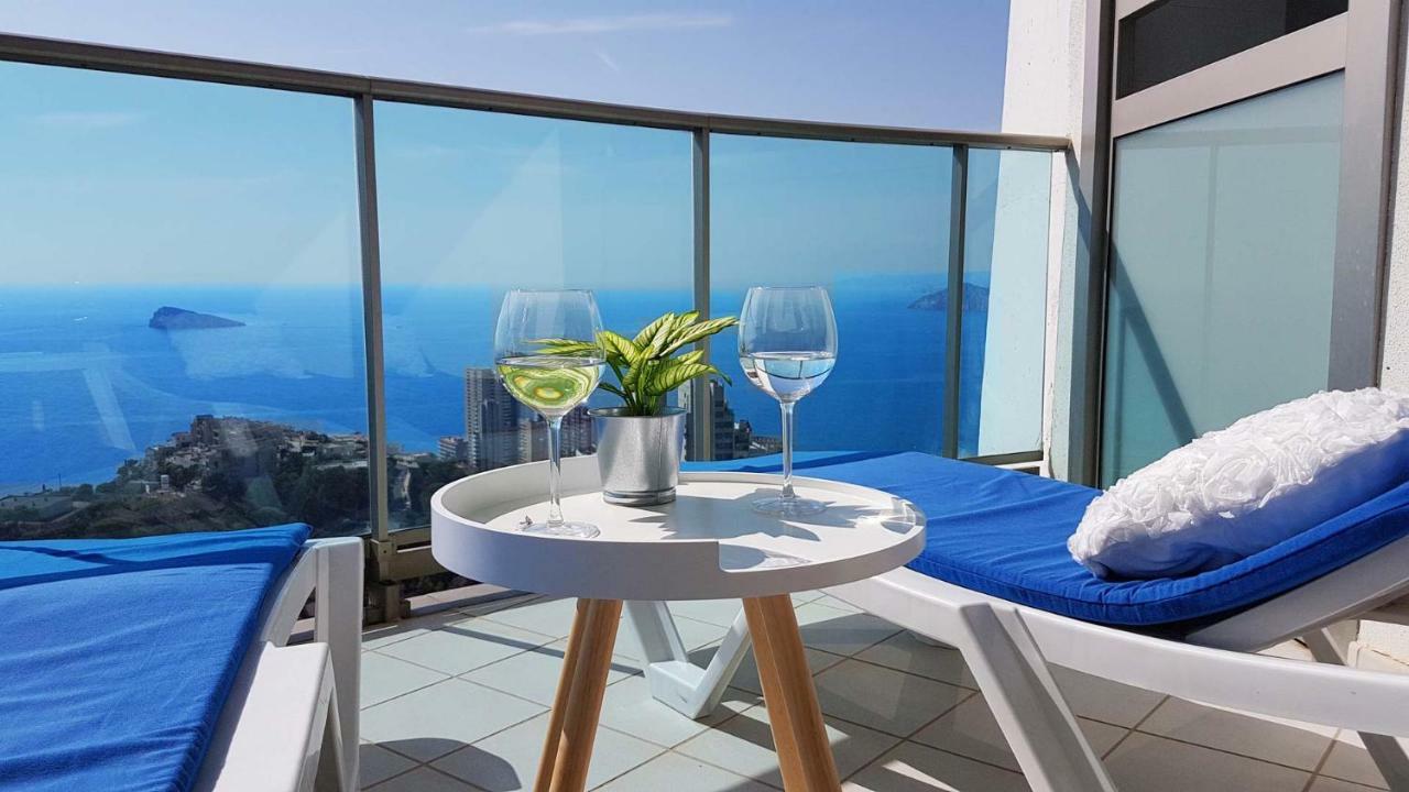 Highrise Apartment With Private Terrace & Sea Views - 34Th Floor Benidorm Luaran gambar